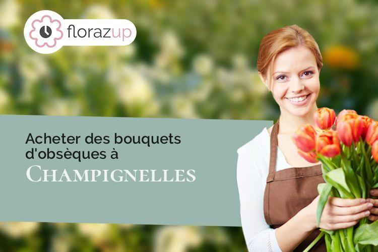 créations florales pour des funérailles à Champignelles (Yonne/89350)