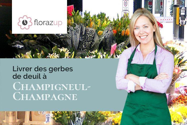 compositions de fleurs pour une crémation à Champigneul-Champagne (Marne/51150)
