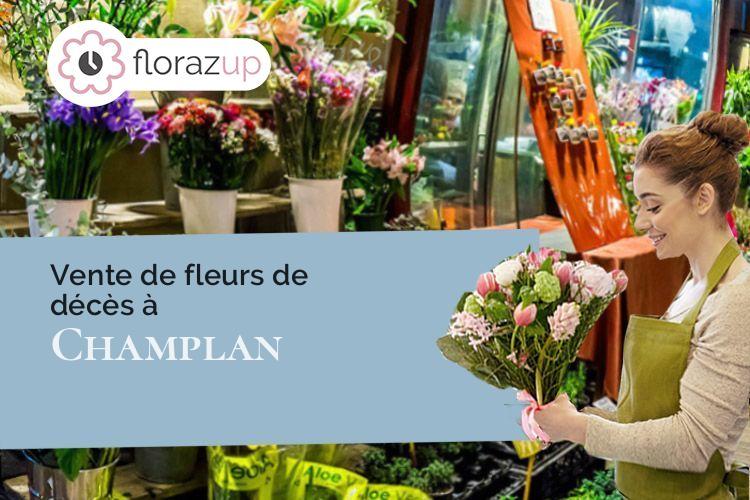 gerbes de fleurs pour des funérailles à Champlan (Essonne/91160)
