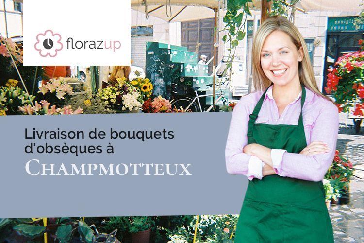 croix de fleurs pour un deuil à Champmotteux (Essonne/91150)