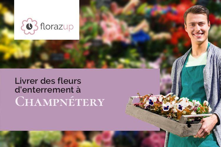 bouquets de fleurs pour des funérailles à Champnétery (Haute-Vienne/87400)
