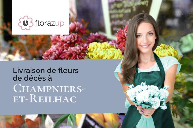 fleurs deuil pour des obsèques à Champniers-et-Reilhac (Dordogne/24360)