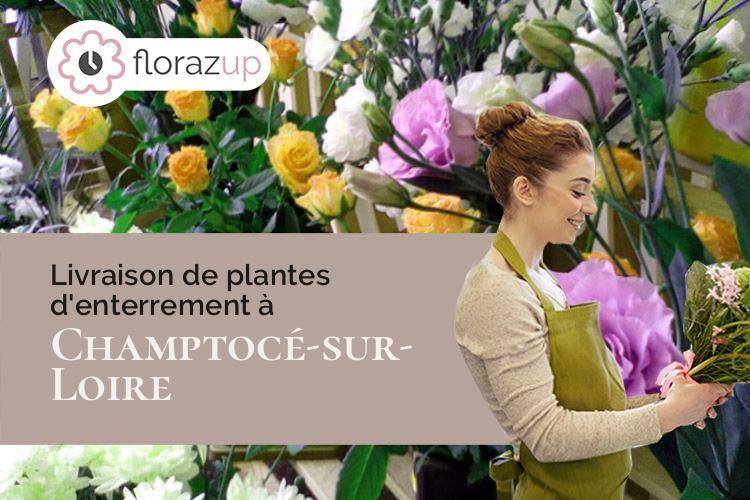 créations florales pour des funérailles à Champtocé-sur-Loire (Maine-et-Loire/49123)