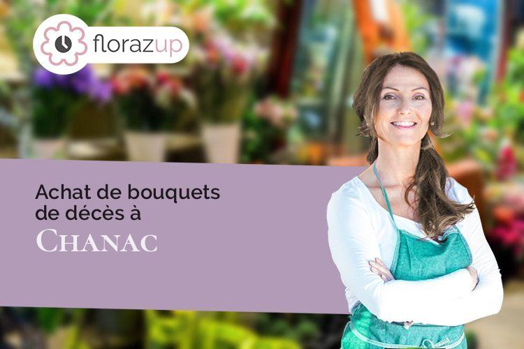 créations florales pour un deuil à Chanac (Lozère/48230)