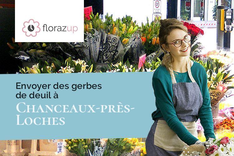 créations florales pour des obsèques à Chanceaux-près-Loches (Indre-et-Loire/37600)