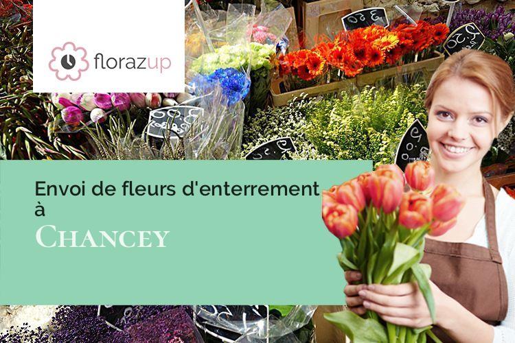 compositions de fleurs pour des obsèques à Chancey (Haute-Saône/70140)