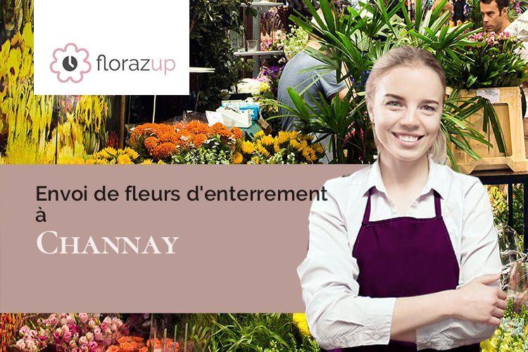 couronnes de fleurs pour une crémation à Channay (Côte-d'Or/21330)