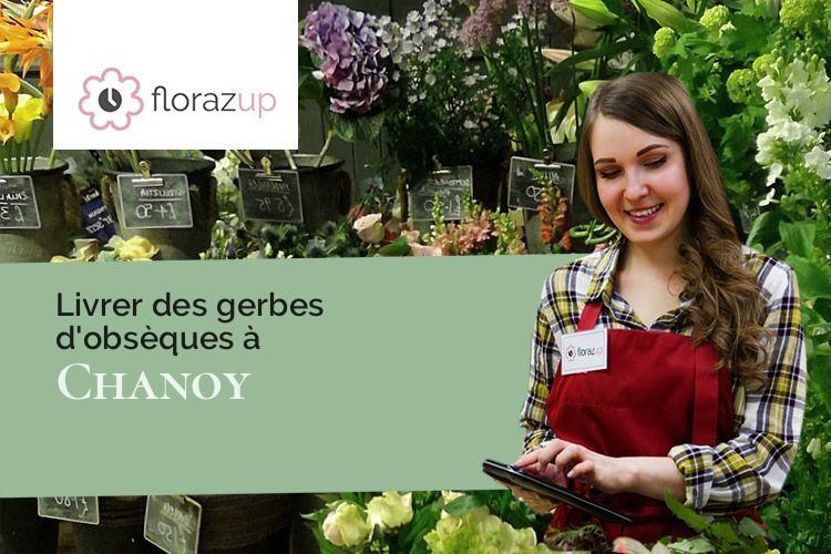 compositions de fleurs pour un décès à Chanoy (Haute-Marne/52260)