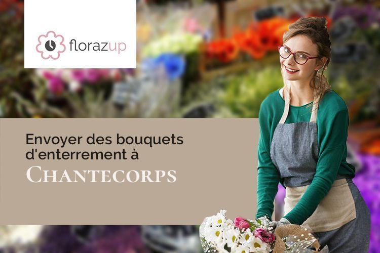 compositions florales pour un enterrement à Chantecorps (Deux-Sèvres/79340)