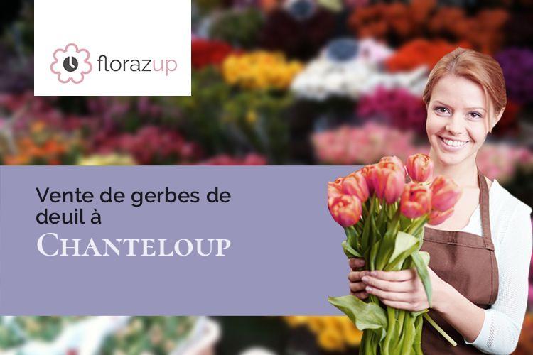 créations de fleurs pour un deuil à Chanteloup (Eure/27240)