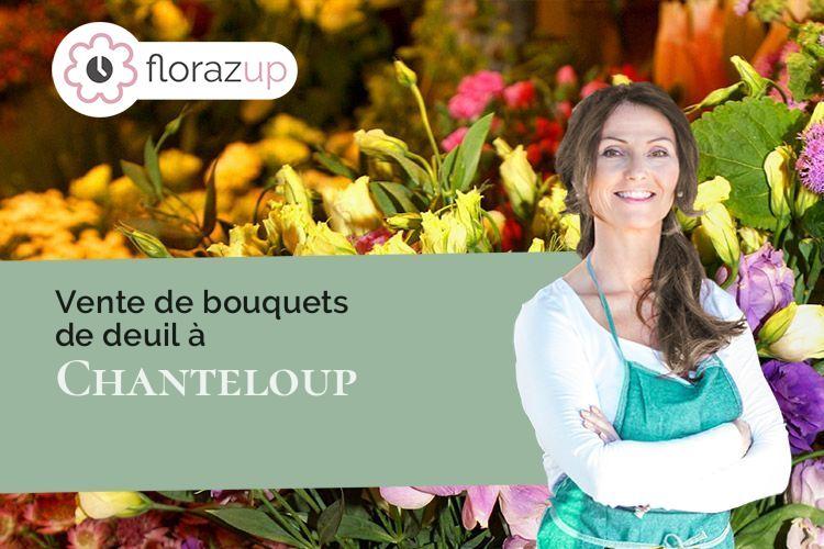 gerbes de fleurs pour un décès à Chanteloup (Ille-et-Vilaine/35150)