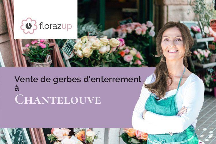 fleurs deuil pour des obsèques à Chantelouve (Isère/38740)