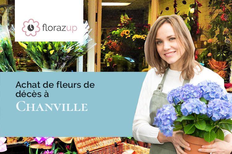 compositions de fleurs pour un enterrement à Chanville (Moselle/57580)