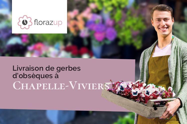 créations florales pour des funérailles à Chapelle-Viviers (Vienne/86300)