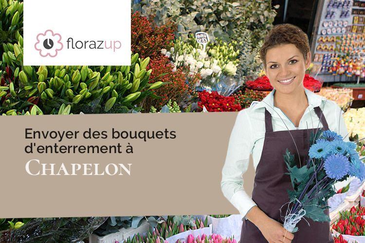 fleurs deuil pour un enterrement à Chapelon (Loiret/45270)