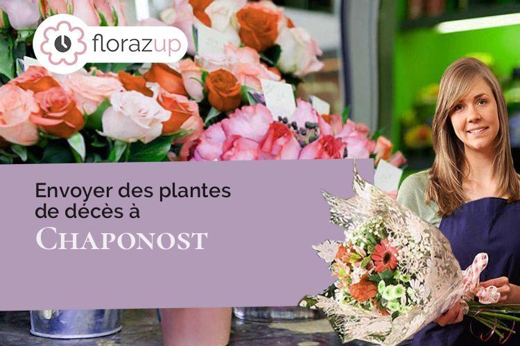 compositions florales pour un décès à Chaponost (Rhône/69630)