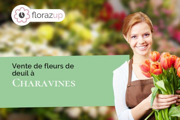 compositions florales pour un enterrement à Charavines (Isère/38850)