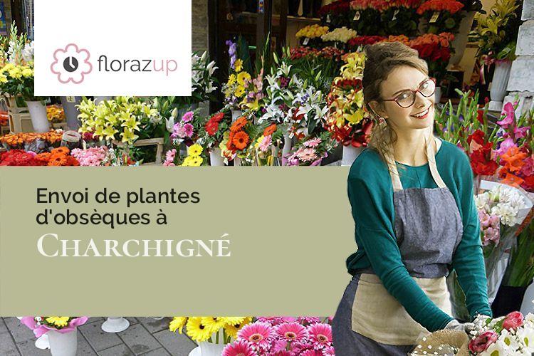 coupes de fleurs pour des obsèques à Charchigné (Mayenne/53250)