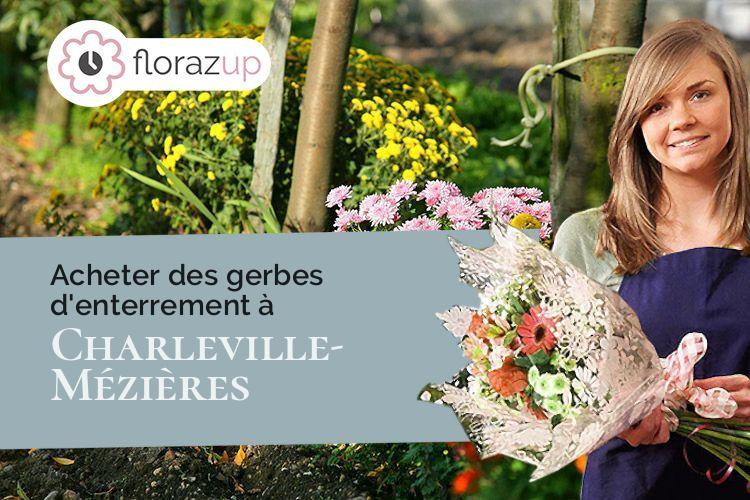 compositions de fleurs pour des obsèques à Charleville-Mézières (Ardennes/08090)