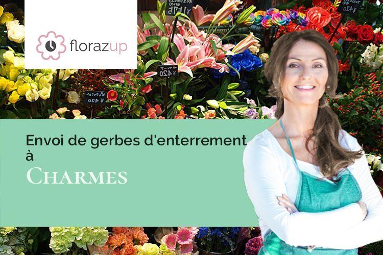 bouquets de fleurs pour un enterrement à Charmes (Haute-Marne/52360)