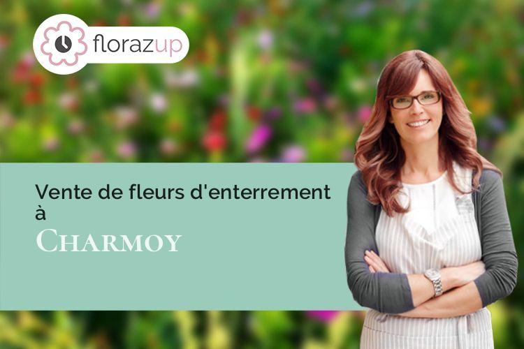 couronnes florales pour un décès à Charmoy (Yonne/89400)