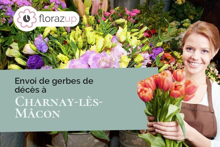 créations florales pour une crémation à Charnay-lès-Mâcon (Saône-et-Loire/71850)