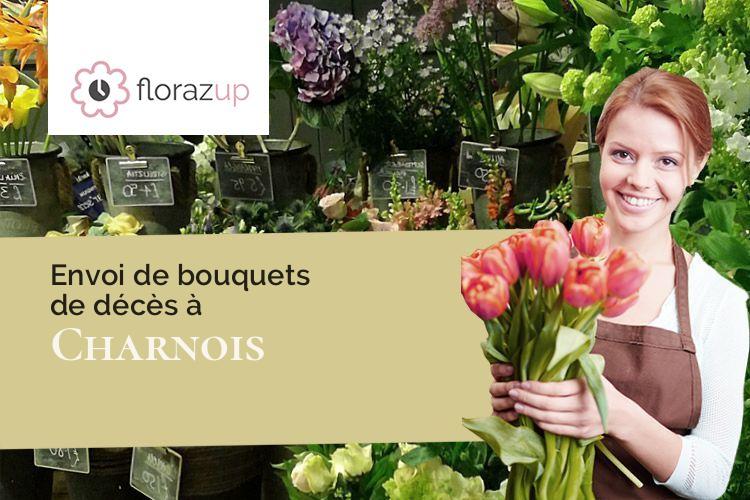 créations de fleurs pour un décès à Charnois (Ardennes/08600)