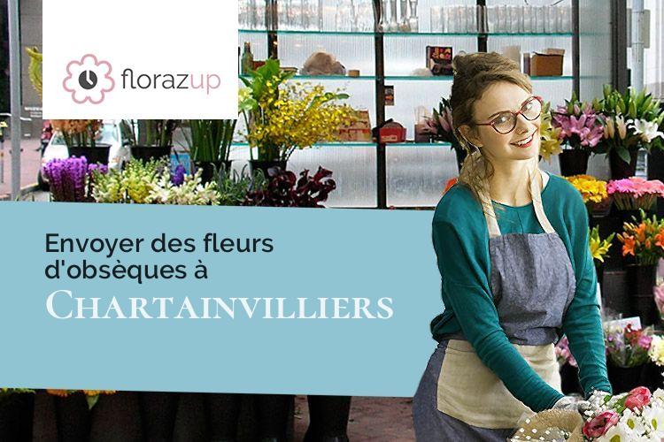 compositions florales pour une crémation à Chartainvilliers (Eure-et-Loir/28130)