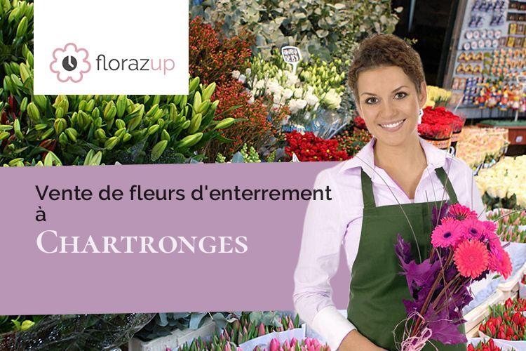 créations de fleurs pour un deuil à Chartronges (Seine-et-Marne/77320)