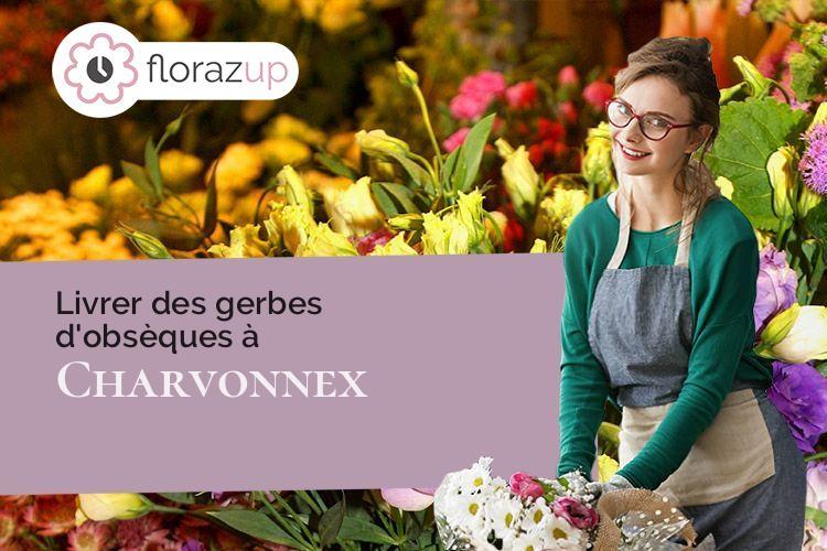 gerbes de fleurs pour une crémation à Charvonnex (Haute-Savoie/74370)