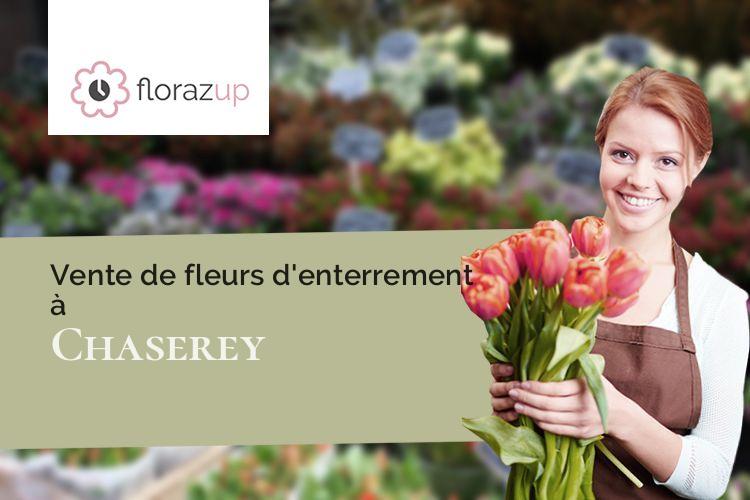 créations florales pour un décès à Chaserey (Aube/10210)