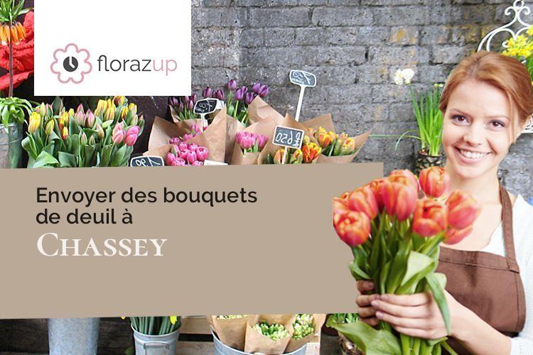 compositions de fleurs pour un enterrement à Chassey (Côte-d'Or/21150)