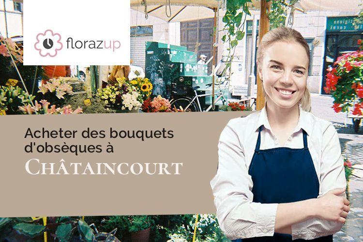 créations de fleurs pour des obsèques à Châtaincourt (Eure-et-Loir/28270)