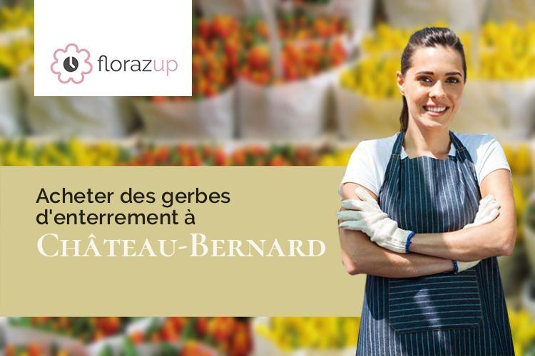 bouquets de fleurs pour des funérailles à Château-Bernard (Isère/38650)