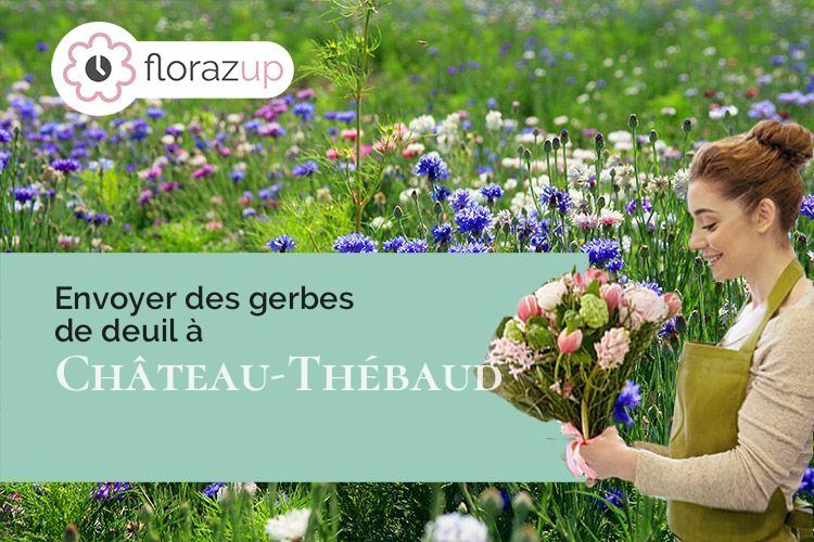 créations florales pour un décès à Château-Thébaud (Loire-Atlantique/44690)