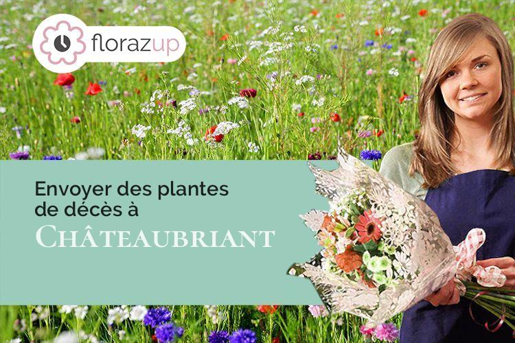 bouquets de fleurs pour un deuil à Châteaubriant (Loire-Atlantique/44110)