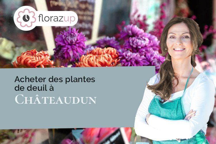 gerbes de fleurs pour un décès à Châteaudun (Eure-et-Loir/28200)