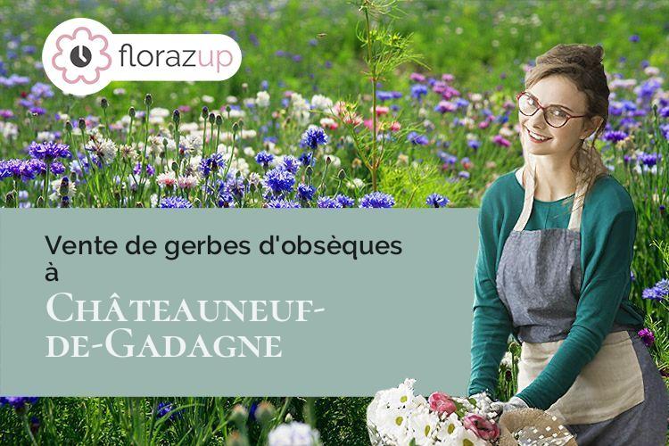 créations de fleurs pour des obsèques à Châteauneuf-de-Gadagne (Vaucluse/84470)