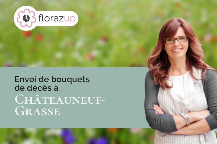 couronnes florales pour un deuil à Châteauneuf-Grasse (Alpes-Maritimes/06740)