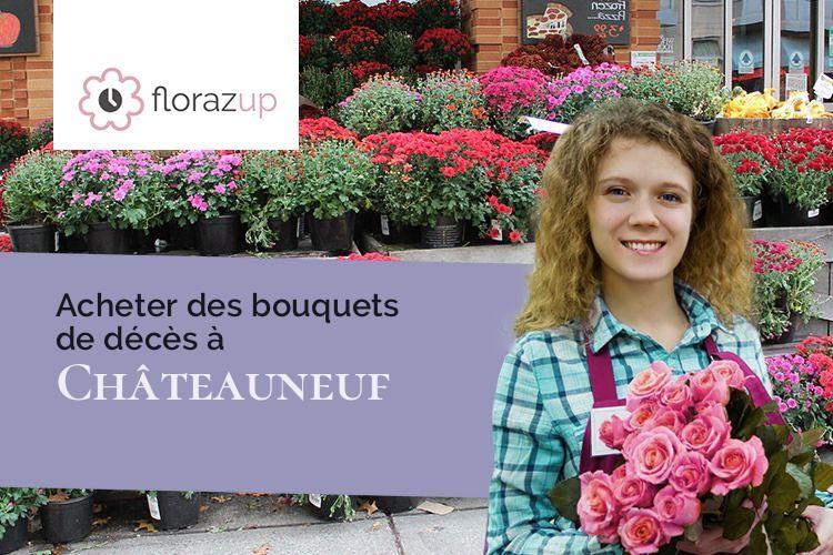 coeurs de fleurs pour des obsèques à Châteauneuf (Savoie/73390)