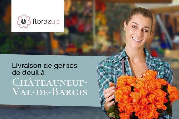 coupes de fleurs pour un deuil à Châteauneuf-Val-de-Bargis (Nièvre/58350)