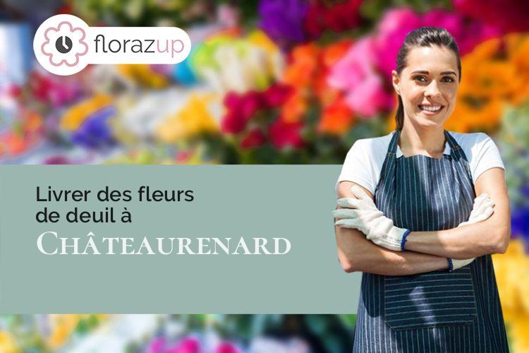 bouquets de fleurs pour un décès à Châteaurenard (Bouches-du-Rhône/13160)