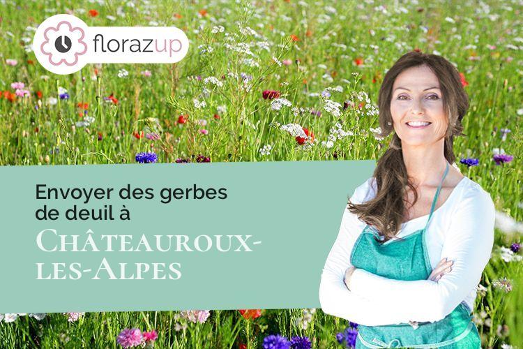 couronnes florales pour un décès à Châteauroux-les-Alpes (Hautes-Alpes/05380)