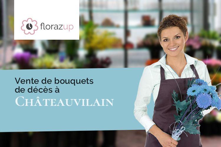 gerbes de fleurs pour une crémation à Châteauvilain (Isère/38300)