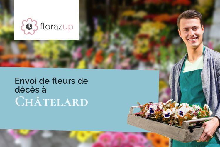 coupes de fleurs pour un deuil à Châtelard (Creuse/23700)