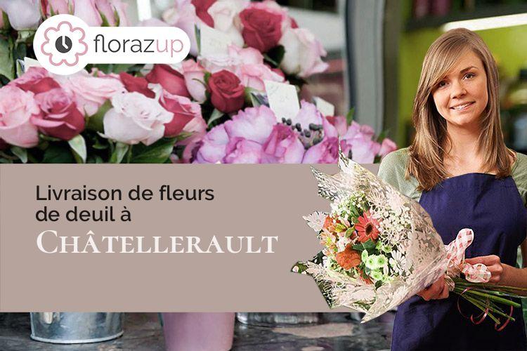 bouquets de fleurs pour une crémation à Châtellerault (Vienne/86100)