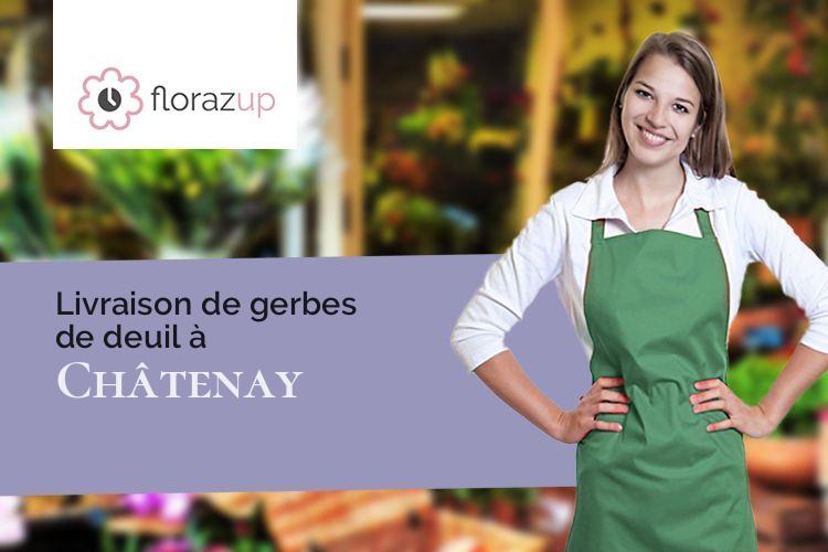 bouquets de fleurs pour des obsèques à Châtenay (Isère/38980)