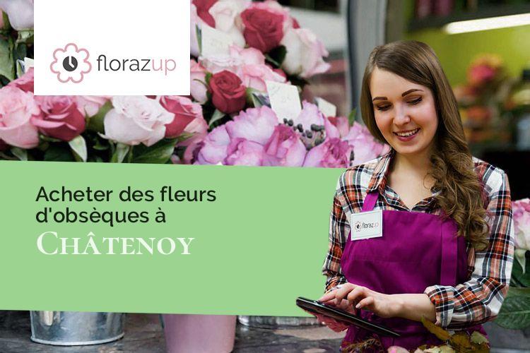 couronnes florales pour une crémation à Châtenoy (Loiret/45260)