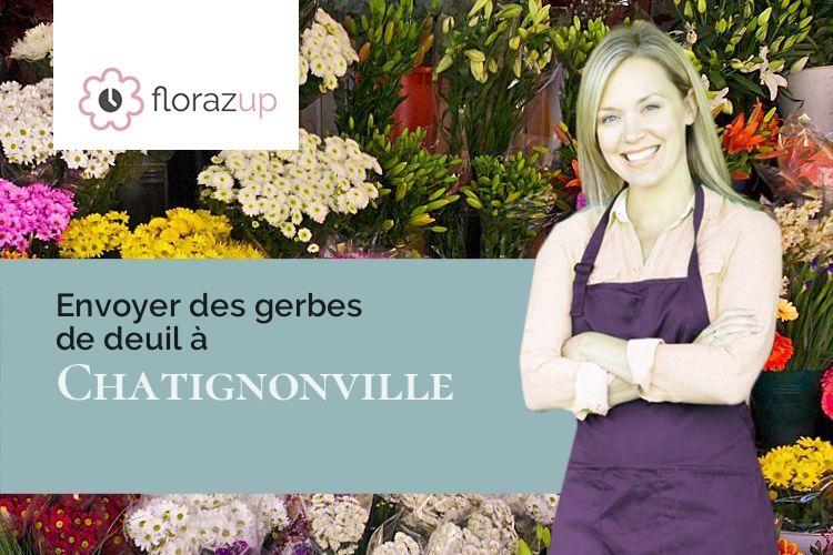 créations de fleurs pour un décès à Chatignonville (Essonne/91410)