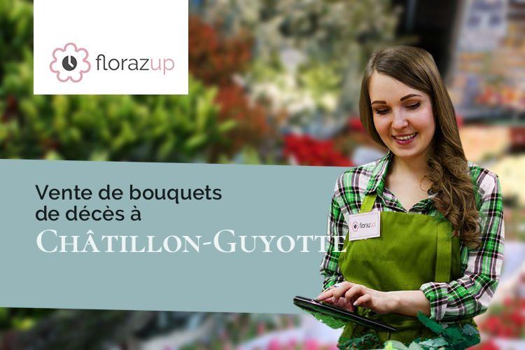 compositions de fleurs pour un deuil à Châtillon-Guyotte (Doubs/25640)